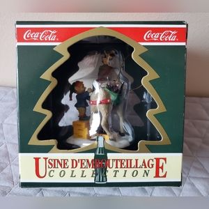 Coca cola ornaments vintage bottling works